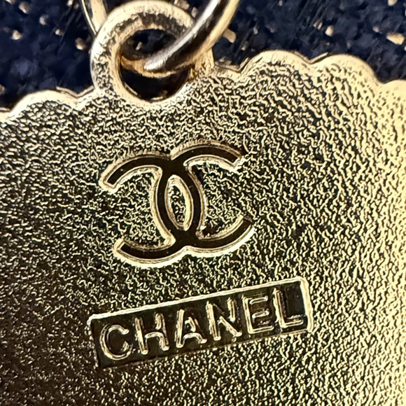 CHANEL COCO ZIPPER PULL Logo CC Pendant - Picture 2 of 5